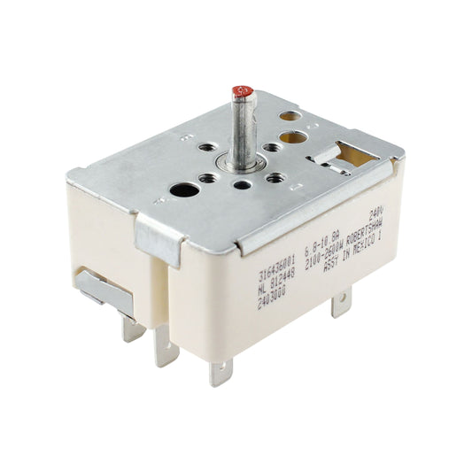 Electric Range Infinite Burner Switch for Kenmore 790.95032504 790.95314307 790.95420303 790.95758990 Models, Large Surface Element Heat Control Replacement, Replaces AP3885460 316021501 5304506425