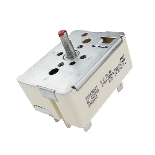 316436001 Burner Temperature Control Switch Fits Gibson GEF322BBDB GEF352BHWB GEF354BBDC GEF357CBSA Electric Range Models, Replaces AP3885460 316021501 PS1145040 AH1145040 EA1145040 5304506425