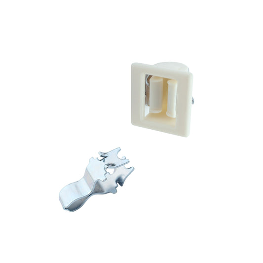 Heavy Duty Dryer Door Catch & Strike Replacement Kit (1 Pack) for Norge DEJ208A DEL204A DEN203W LDE9127W Dryers – Compatible with 279570 PS334230 AP3094183, Repair Door Won’t Latch, Start Failure & Mid-Cycle Shutoff Issues