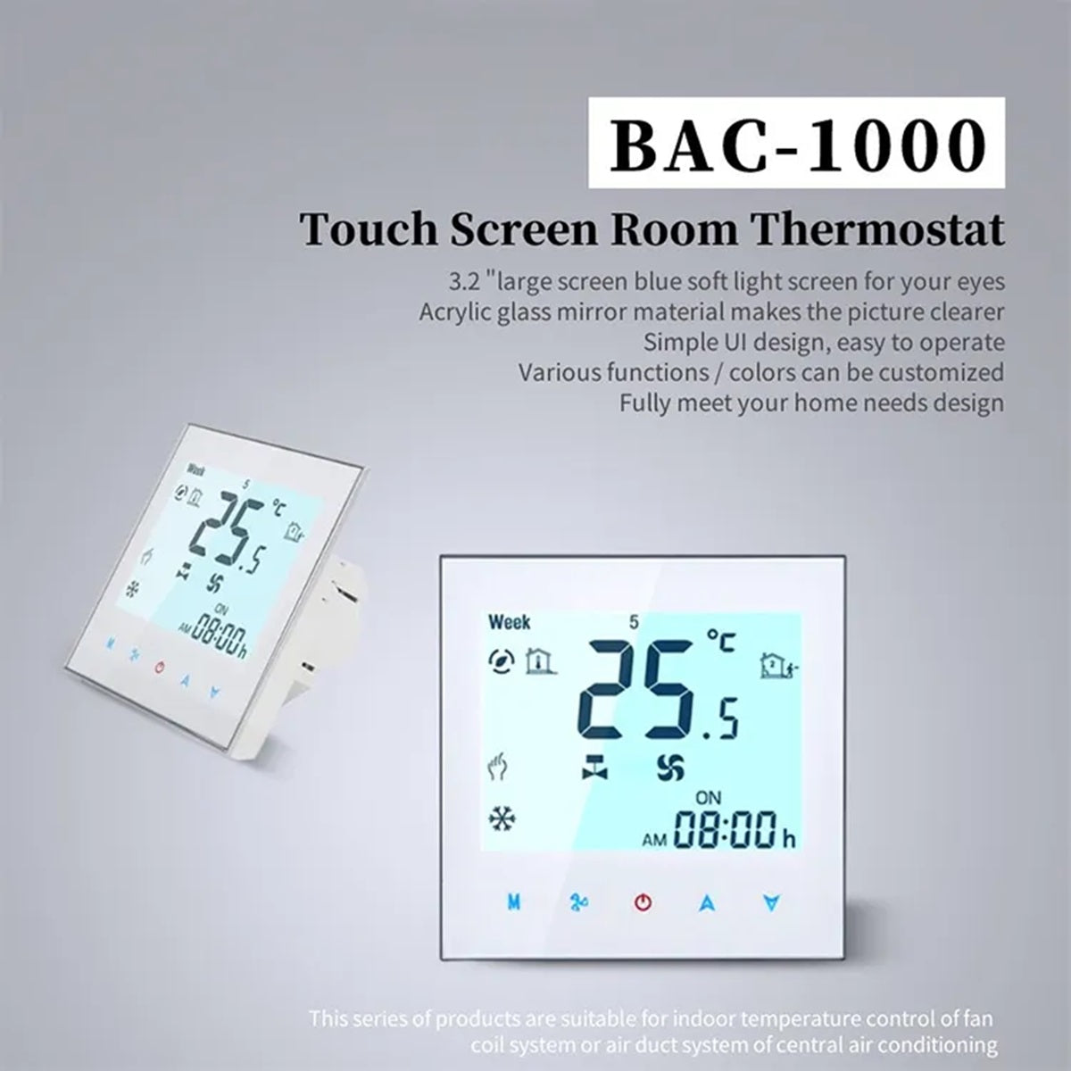 DELA BAC-1000 Series Room Smart Thermostat