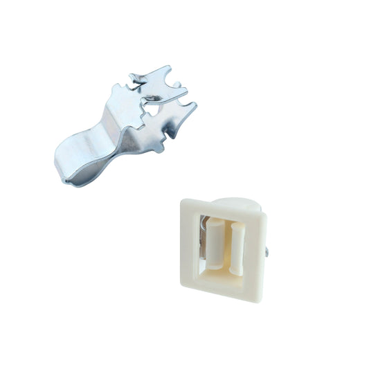 Heavy-Duty Replacement Parts Restore Firm Closure & Prevent Energy Loss 279570 Dryer Door Latch Catch & Strike Kit (1 Pack) for KitchenAid Dryers - Fits Models KEHS01PMT1, KELC500TAL0, KEYE550VWH0