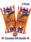 Canadian Snack 2 Pack 420g with Classic Canada Souvenir Keychain Crafted with real aged cheddar cheese, premium ingredients, and no preservatives for bold, authentic Canadian cheese flavor