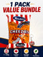 Canadian Cheese Corn Snacks 210g with Canadian Souvenir Keychain.Made with real aged cheddar cheese and quality ingredients. No preservatives for authentic cheese curls flavor in every bite