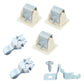 Dryer Door Catch Strike Kit 3 Pack Compatible with Amana Models NED5100TQ1, NED7300WW0, NGD5100TQ1, NDE5800AYW – Replaces 279570 PS334230 AP3094183, Fix Door Latch & Start Issues