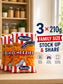 Canadian Cheese Puffs 420g 3 Pack with Canadian Souvenir Keychain Real aged cheddar cheese, carefully selected ingredients, and no preservatives deliver rich flavor and satisfying crunch