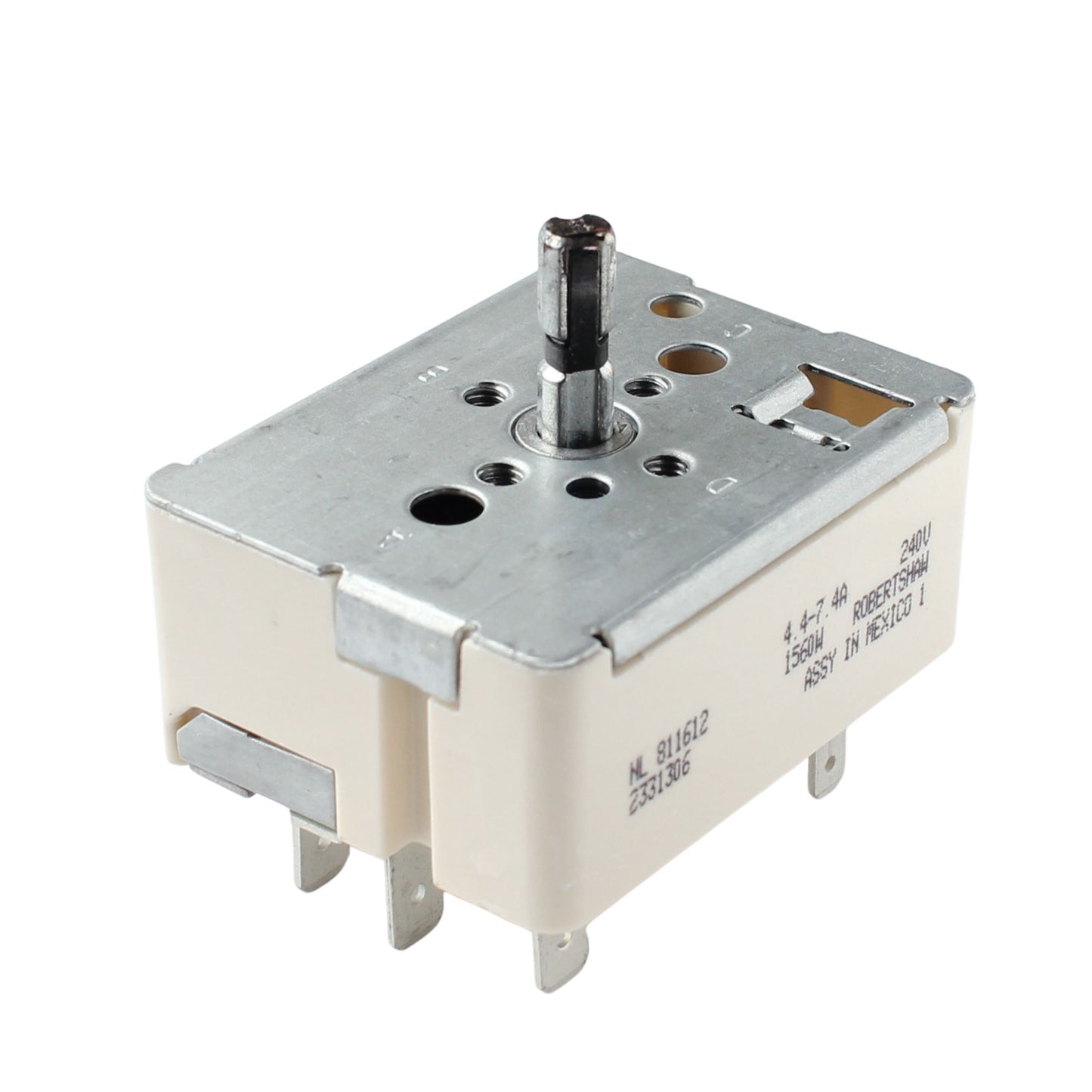 6 Inch Infinite Heat Switch WB24T10029 Replacement for GE ECB EER Series Electric Range Burner Control, Replaces AP2024076 PS236754 EA236754 AH236754 769696 Surface Element Switch