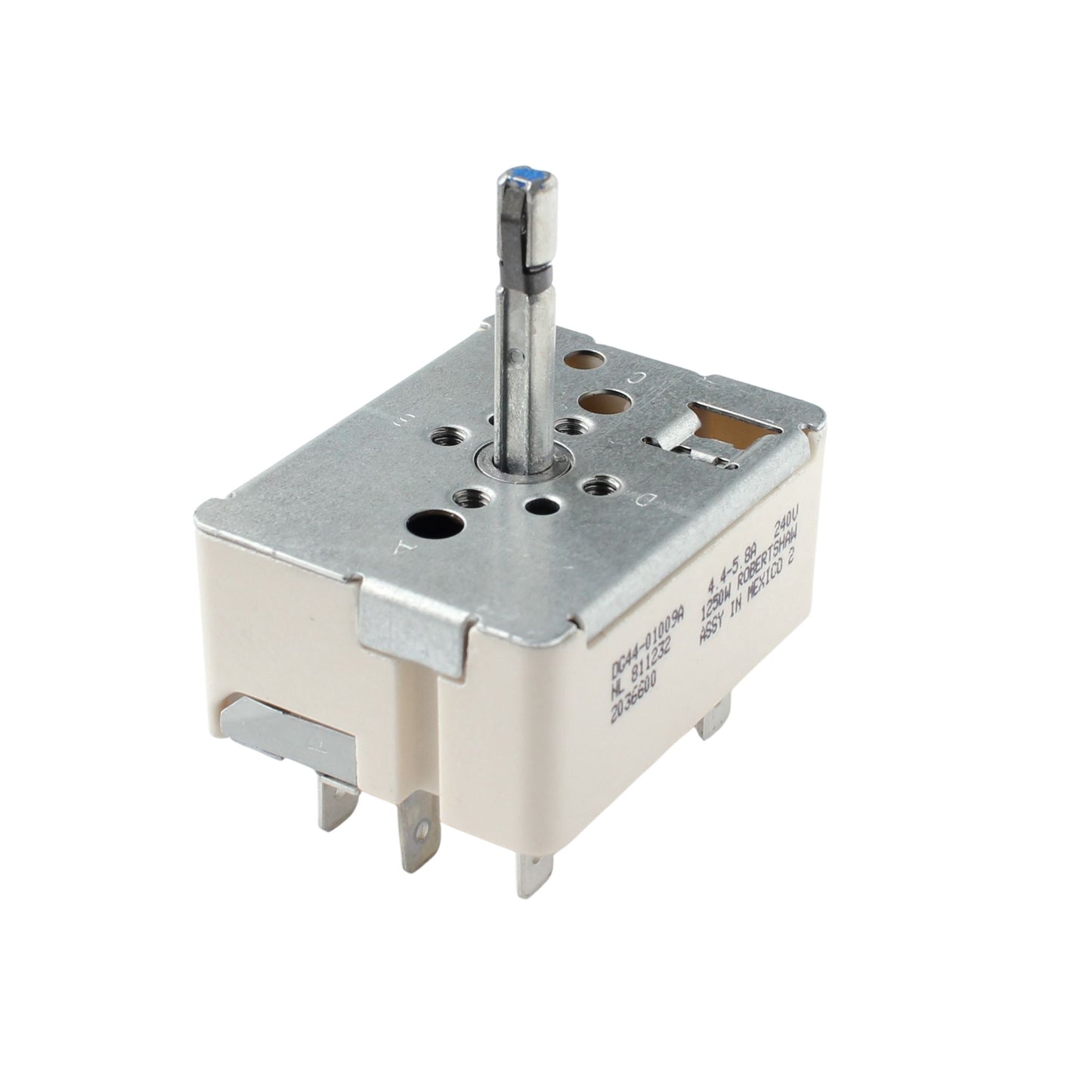 Surface Element Switch for Samsung NE58F9500SS NE58F9710WS NE58H9950WS NE58K9500SG Electric Range, DG44-01009A Infinite Burner Control Switch for 6" Single Loop Surface Burner, Replaces AP5622587