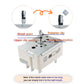 3149404 Surface Burner Infinite Switch 240V 5.2–6.6A Replacement for Whirlpool WP3149404, Replaces 3148951, 311847, 314144, Compatible with Whirlpool Maytag Amana Kenmore Range Stove