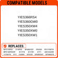 Replacement Surface Burner Switch for YIES366RS4 YIES350XW4 YIES360GW0 Electric Cooking Range, Infinite Heat Control Replaces 3148952 WP3148952