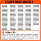 Electric Range Control Module 3148953 Replacement AER ACR Series Stove Burner Repair Part – Compatible with AER6303MFS AER6603SFB3 ACR4303MFW3 and More Models