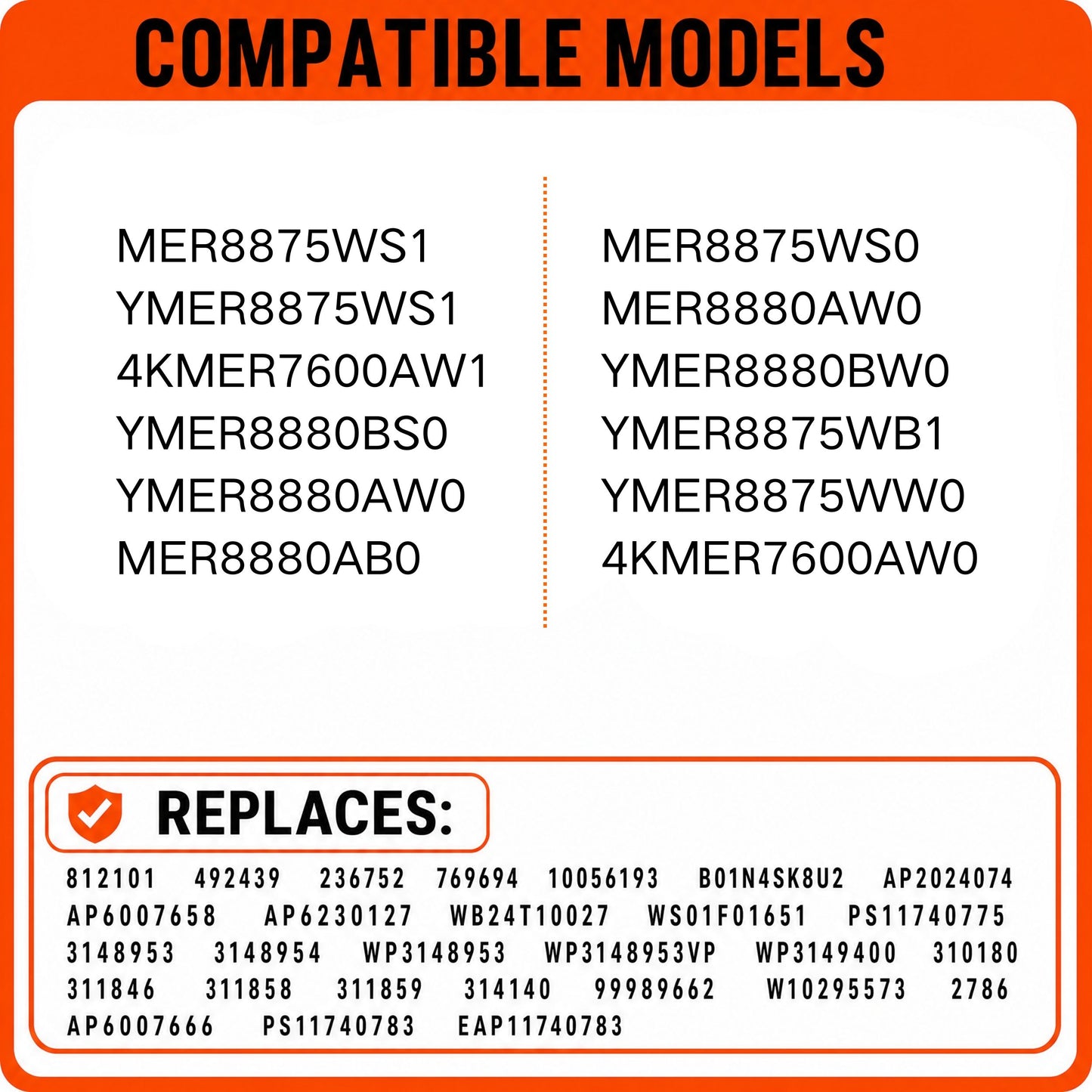 Electric Stove Burner Control Module 3148953 Replacement MER YMER Series Range Repair Part – Compatible with MER8875WS1 YMER8875WS1 4KMER7600AW1 YMER8880BS0 YMER8880AW0 MER8880AB0 Heating System Fix