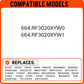 Replaces 3148953 3148954 WP3148953 WP3148953VP AP6007666 Electric Range Repair Module 3148953 Replacement Kenmore RF Series Stove Burner Control Part – Fits 664.RF3020XYW0 664.RF3020XYW1 Heating System