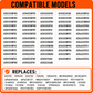 Surface Burner Infinite Switch 3148953 Replacement for Whirlpool ACR/AER Series Cooktop – Compatible with ACR2303MFW, ACR4303MFS, ACR4503SFW, ACR6303MFW, ACR6603SFS and More Electric Range Models