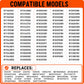 RF Series Surface Burner Infinite Switch 3148953 8 Inch Stove Control Switch Replacement for Whirlpool RF310 RF315 RF360 RF365 RF377 Electric Range Kenmore Maytag KitchenAid 240V WP3148953 AP6007666 PS11740783 EAP11740783