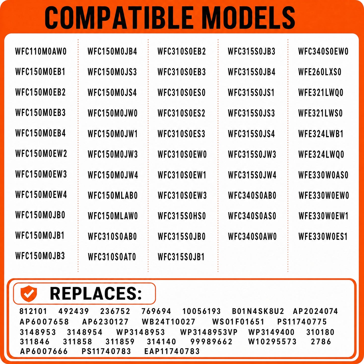 8 Inch Burner Infinite Control Switch 3148953 Replacement for Whirlpool WFC/WFE Electric Range – Compatible with WFC150M0EW3, WFC315S0JS4, WFE324LWB1, WFE330W0EW1 and More Models