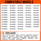 8 Inch Burner Infinite Control Switch 3148953 Replacement for Whirlpool WFC/WFE Electric Range – Compatible with WFC150M0EW3, WFC315S0JS4, WFE324LWB1, WFE330W0EW1 and More Models
