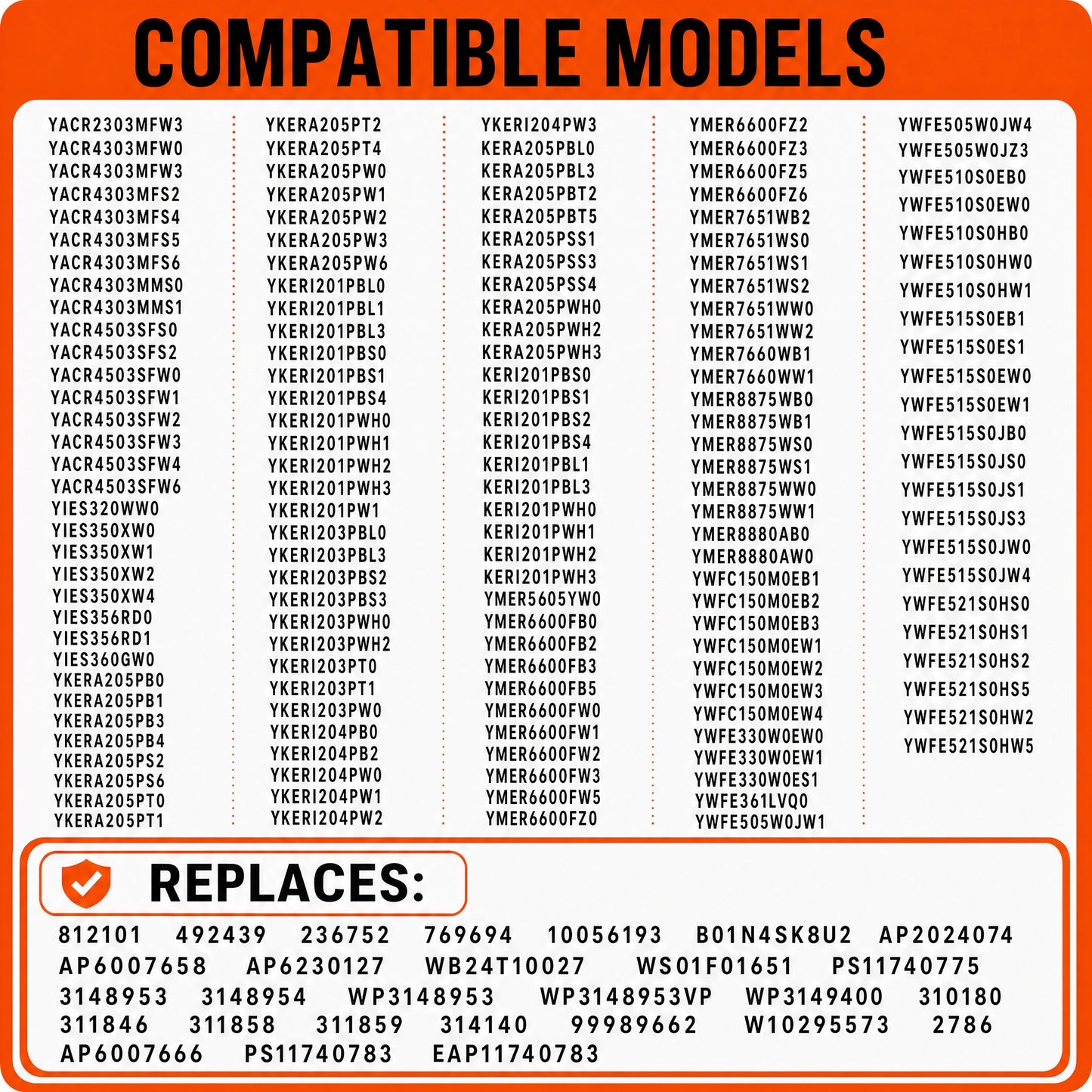 Surface Burner Control Module 3148953 Replacement YACR YKER YWFE Series Electric Range Repair Part – Fits YACR4303MFW3 YKERA205PW2 YWFE515S0JW4 and More Models replaces WB24T10027 WS01F01651