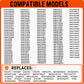Surface Burner Control Module 3148953 Replacement YACR YKER YWFE Series Electric Range Repair Part – Fits YACR4303MFW3 YKERA205PW2 YWFE515S0JW4 and More Models replaces WB24T10027 WS01F01651