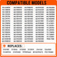 Infinite Burner Switch Compatible with Kenmore 665.95014100 665.95163300 665.95776891 665.95824005 911.7278011 Electric Range, Replaces 3149400 WP3149400VP