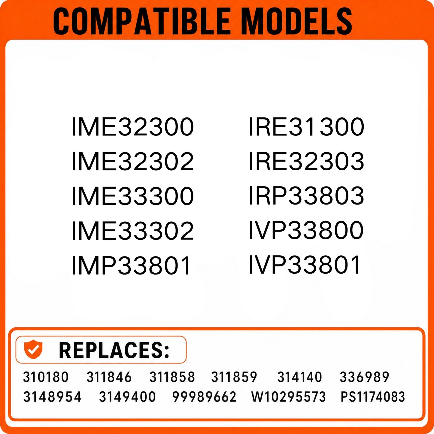 3149400 Infinite Switch Replacement for Inglis IME32300 IME32302 IME33300 IME33302 IMP33801 IRE31300 IRE32303 IRP33803 IVP33800 IVP33801 Electric Range, 8 Inch Surface Burner Control Switch