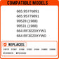 Kenmore electric range burner switch replacement for 665 series models including 665.95776891 and 665.95779891, surface element infinite heat control, replaces 3148951 3149404 WP3149404