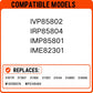 Electric stove burner control switch compatible with IVP85802 IRP85804 IMP85801 IME82301 Inglis range models, 240V infinite heat regulator replacement part, replaces 3148951 3149404 WP3149404
