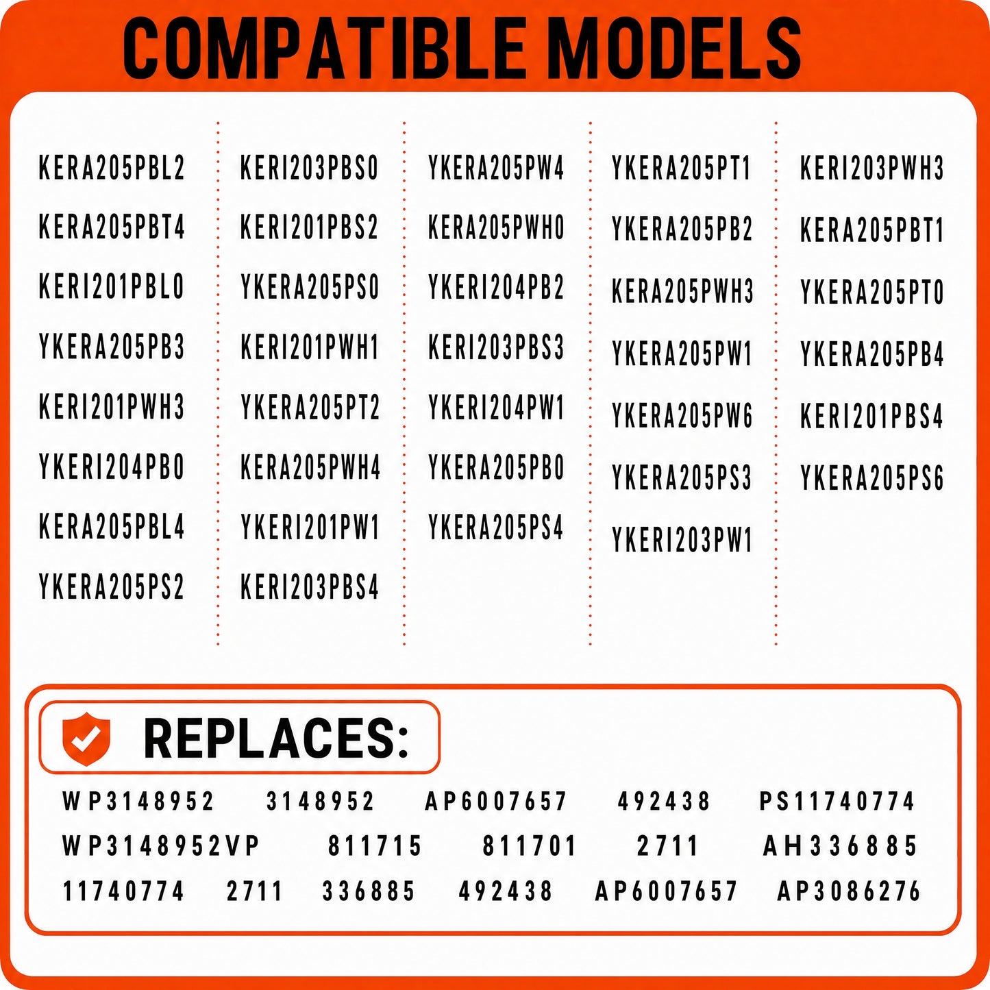 3148952 Burner Infinite Switch – OEM 6 Inch Surface Element Control for KitchenAid KERA205 & KERI Series Electric Ranges – Replaces WP3148952 AP6007657 PS11740774 – 240V Stove Temperature Control Regulator