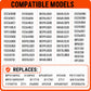 Whirlpool Range Surface Burner Switch Compatible with FES355TQ1 FES356RD4 GR399LXGB1 CES365HQ0 Models, 240V Infinite Heat Control, Replaces 3148952 WP3148952