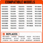 Canadian Range Burner Switch Compatible with YKERA205PT2 YKERI203PT1 YACR4303MFW9 YWFC315S0JS4 Models, Surface Element Control Replacement WP3148952