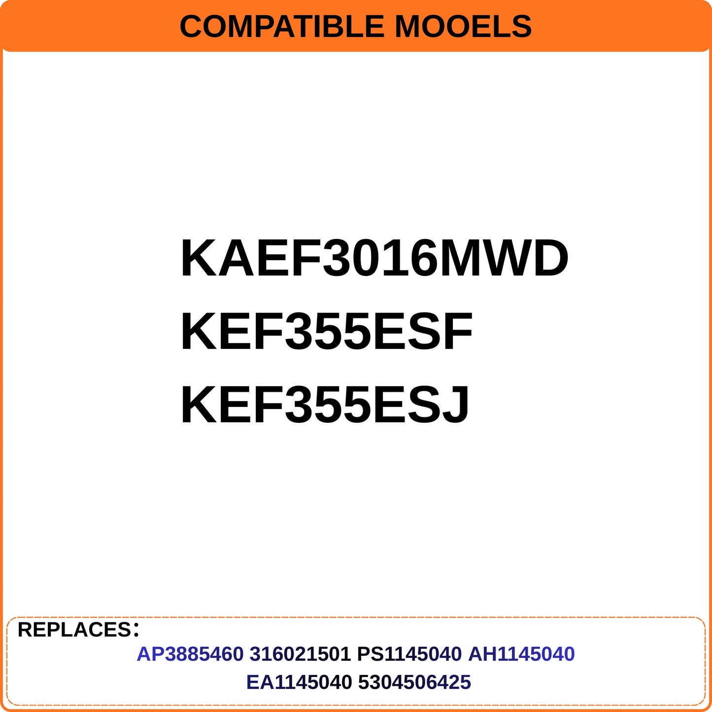 8 Inch Burner Infinite Switch for Kelvinator KAEF3016MWD KEF355ESF KEF355ESJ Electric Stove, Replaces AP3885460 316021501 PS1145040 AH1145040 EA1145040 5304506425
