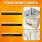 Infinite Heat Control Switch for Tappan Range TEF351EWF TEF353AUD TEF365BEDA TEF367CCTC, Solves Burner Staying On High, Replaces 316436001 PS1145040 EA1145040