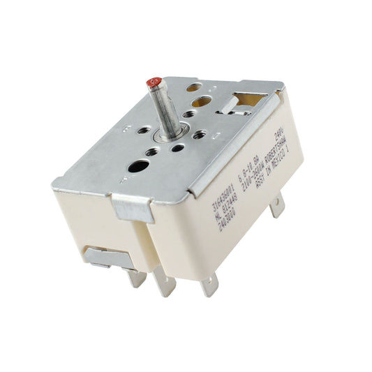 Surface Burner Temperature Control Switch Compatible with Kenmore 790.96012407 790.9612340B 790.9642240D 790.97459801 Electric Stove Models, Replaces 316436001 Infinite Heat Switch