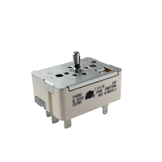RF Series Surface Burner Infinite Switch 3148953 8 Inch Stove Control Switch Replacement for Whirlpool RF310 RF315 RF360 RF365 RF377 Electric Range Kenmore Maytag KitchenAid 240V WP3148953 AP6007666 PS11740783 EAP11740783