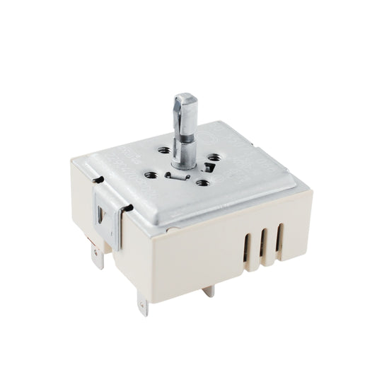 Surface Element Infinite Heat Switch for GE PCB800DP1BB  PCB800DP1WW  PCB800DP2BB  PCB800DP2WW  PCB800SP1SS, replaces AP4363783, WB27T10384, PS2339825, EAP2339825, AGE22697, PD00022917.WB24T10153 Burner Control Replacement Fixes Burner Stuck on High