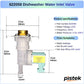 OEM Dishwasher Fill Valve 622058 Replacement for Bosch SHX Series, Fits SHX2AR55UC SHX2ARL5UC SHX3AR52UC SHX3AR55UC SHX3AR56UC SHX3AR72UC SHX3AR75UC SHX3AR76UC and More. Replaces AP4927070, PS8728724