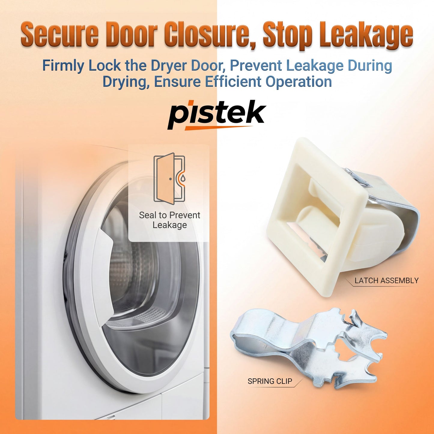 279570 Dryer Door Catch & Strike Latch Kit (3-Pack) - Heavy Duty Replacement for Crosley Dryers - Fits CEDC392PQ0, CEDS774JQ1, CEDX463MQ1 - Secure Closure & Easy DIY Installation