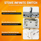 Surface Burner Infinite Switch Compatible with KitchenAid YKERI204PB2 YKERI204PW3 Electric Range, Replaces 3149400 WP3149400VP W10295573 Burner Control Switch