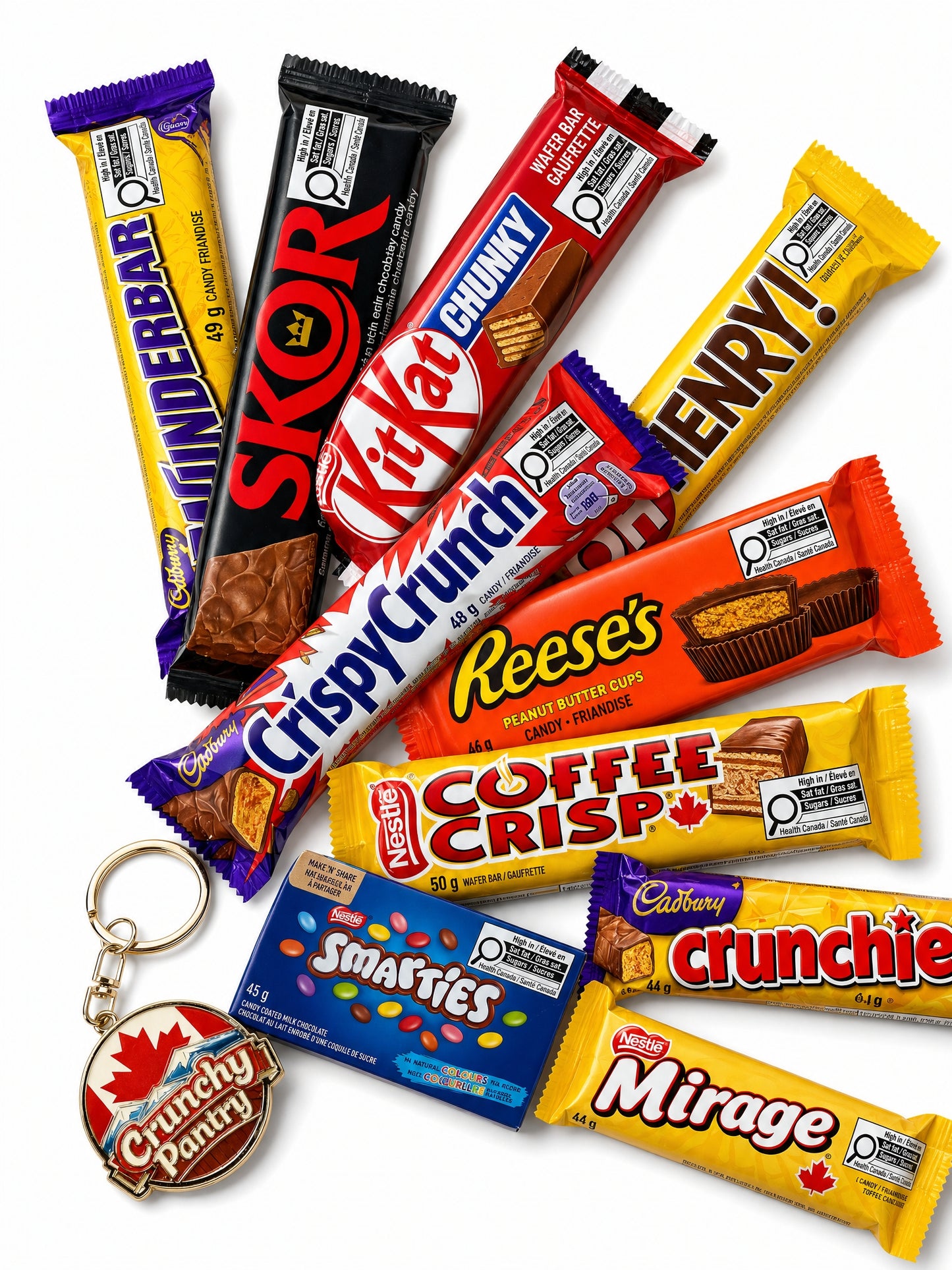 Chocolate Bar Assortment Gift Box, 10 Count, 16.54oz Variety pack.Milk chocolate gift box with a crispy crunchy assortment. Perfect for sharing, gifting, office snacks, and sweet cravings