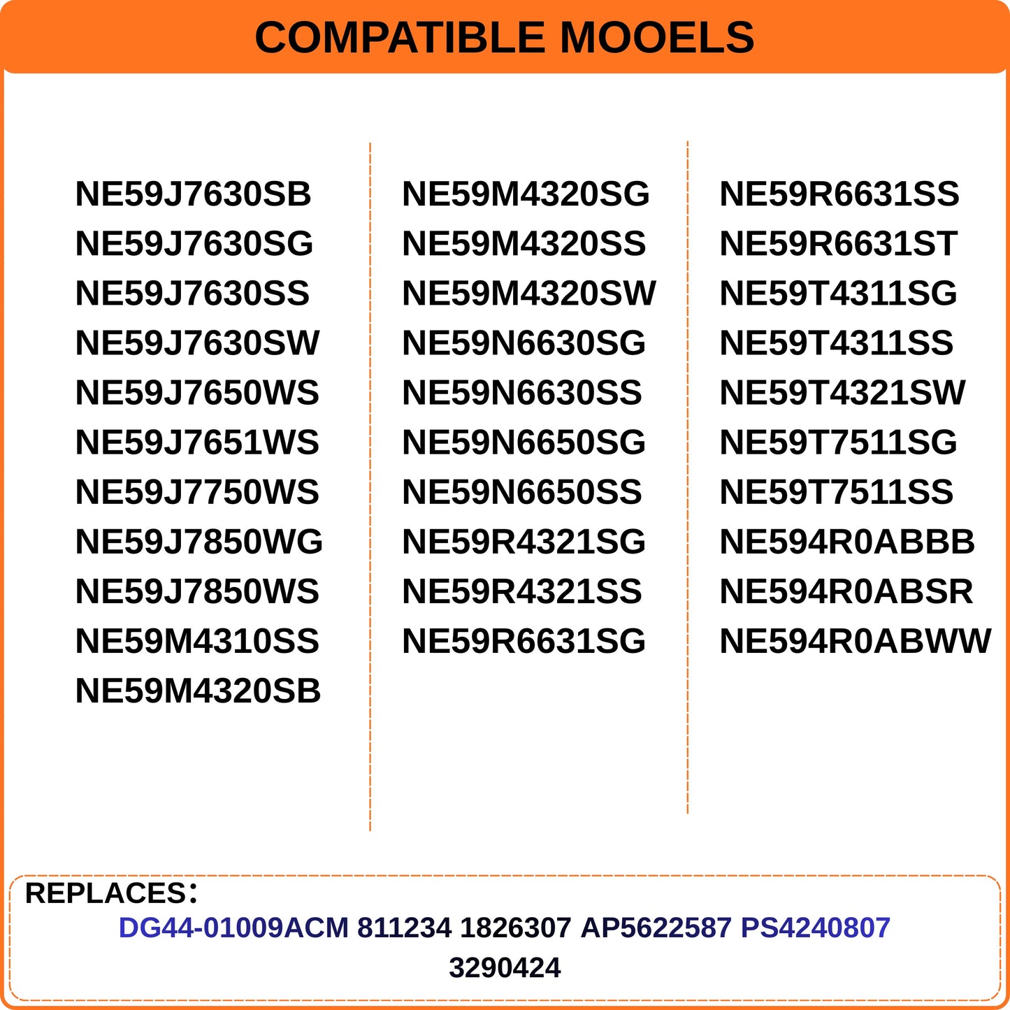 Replacement Surface Element Switch for Samsung NE59J7630SS NE59J7750WS NE59M4320SS NE59N6650SS NE59R4321SS NE59T7511SS Electric Range, DG44-01009A Infinite Burner Control Switch, Replaces PS4240807