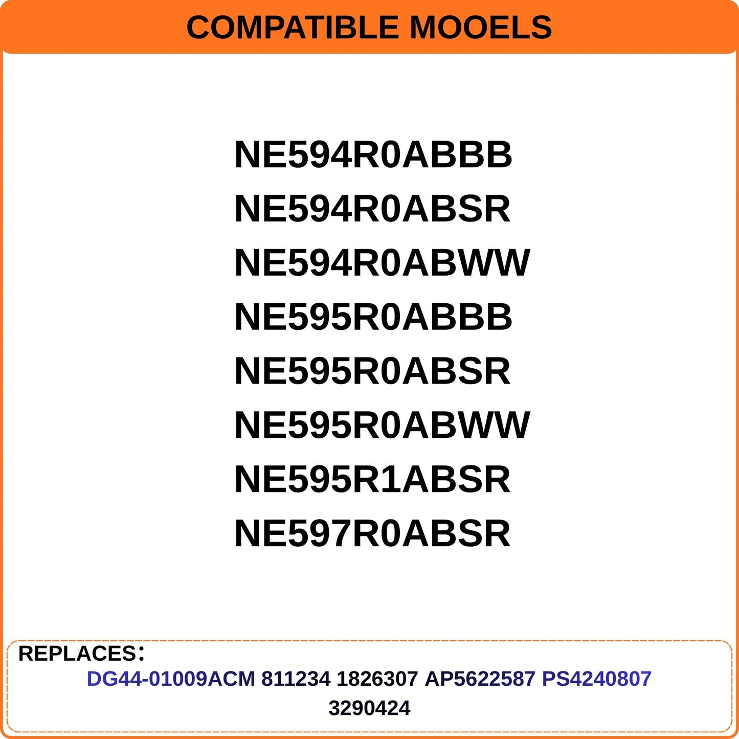 DG44-01009A Surface Element Switch for Samsung NE595R0ABSR NE595R1ABSR NE597R0ABSR Electric Range, 240V Burner Infinite Control Switch for 6" Single Loop Surface Element, Replaces 3290424