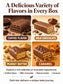 Chocolate Bar Assortment Gift Box, 10 Count, 16.54oz Variety pack.Milk chocolate gift box with a crispy crunchy assortment. Perfect for sharing, gifting, office snacks, and sweet cravings