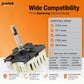 Reliable DG44-01002A Range Burner Switch Replacement for Samsung FE710DRS Infinite Stove Control Dual Burner 7-Prong Energy Regulator 240V 15A, Heat-Resistant Range Switch