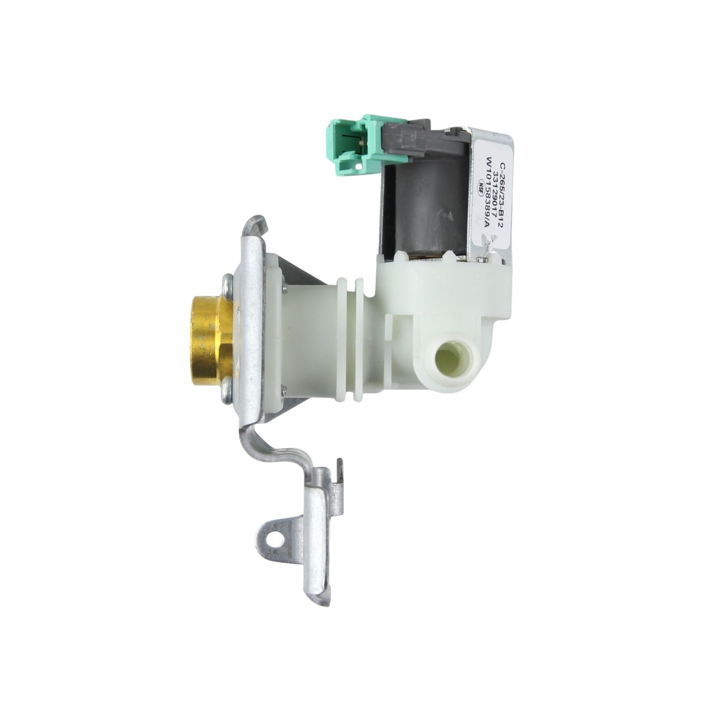 Replacement Dishwasher Water Inlet Valve W10158389 110/120V 60Hz Compatible with DU1050XTPB7 DU1100XTPS8 DU1145XTPB7 DU1200XTSB0 DUC600XTPS7 DUL240XTPB7, Replaces AP4369607 W10158387 WPW10158389VP 8558986