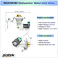 Compatible Dishwasher Water Inlet Valve W10158389 for JennAir LG IKEA Estate Roper Inglis, Replaces AP4369607 W10158387 WPW10158389VP 8558986 8563407 PS2348011