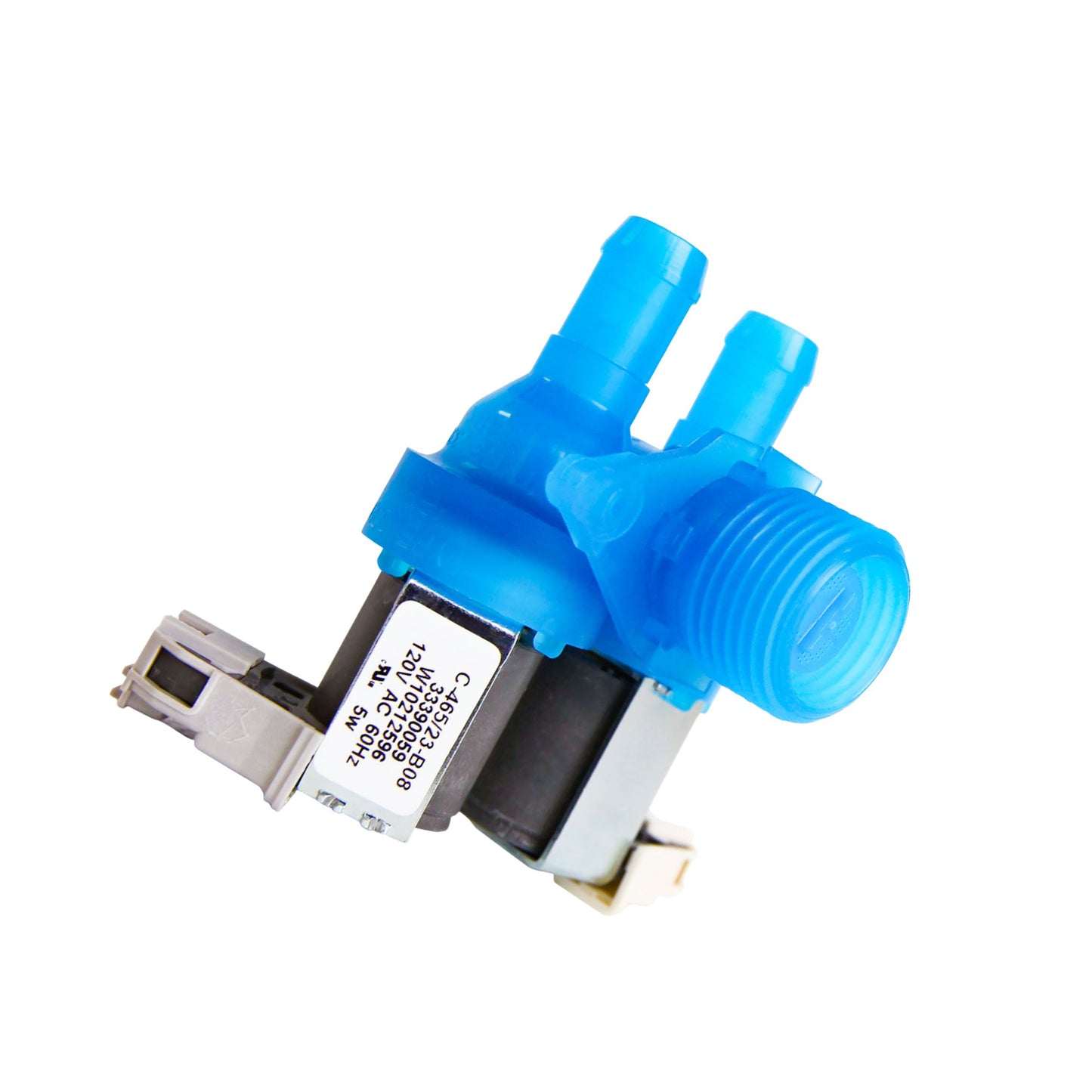Washer Cold Water Inlet Valve W10212596 Replacement for Maytag MHN30 MHN33 MHWE MHWZ MLE20 MLE22 MLG20 MLG22 CHW8990 Series Front Load Washer, Compatible with WPW10212596 AP6017174 PS11750469 1551647 AWP49410 120V 60Hz Water Valve Assembly