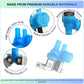 Washer Cold Water Inlet Valve W10212596 Replacement for Maytag MHN30 MHN33 MHWE MHWZ MLE20 MLE22 MLG20 MLG22 CHW8990 Series Front Load Washer, Compatible with WPW10212596 AP6017174 PS11750469 1551647 AWP49410 120V 60Hz Water Valve Assembly