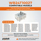 GE Electric Range JB500CD1CC JB500WD1WW JB600WD1WW JB600WH1WW Burner Control Switch Replacement WB24T10027 for JB Series 8 Inch Surface Element Infinite Heat Regulator AP2024074 PS236752 Stove Repair Part 240V