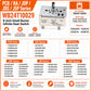 WB24T10029 Stove Burner Infinite Heat Switch for GE PCB950SF1SS RA720K2CT JDP39WK2WW JDS28WK4WW JSP39SN1SS Electric Ranges, 6 Inch Surface Burner Control Replacement, Replaces AP2024076 PS236754 EA236754
