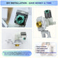Compatible Dishwasher Water Inlet Valve W10158389 for JennAir LG IKEA Estate Roper Inglis, Replaces AP4369607 W10158387 WPW10158389VP 8558986 8563407 PS2348011